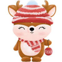 Christmas reindeer character png