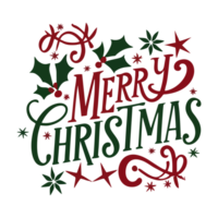 glad jul typografi hand text png