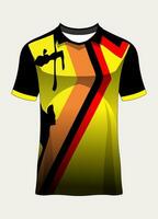 Sports jersey template for team uniforms soccer jersey racing vector