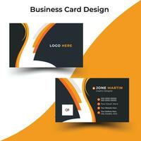 Business Card Template Layout,Double sided modern . Modern Creative and Clean Business Card Template. Modern simple clean business card template design. Two-sided business card. Vector illustration.