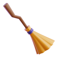 Broomstick 3d Icon Illustrations png