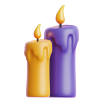 candela 3d icona illustrazioni png