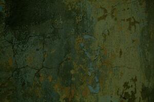 Old damaged cracked wall background texture photo