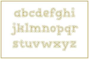 Versatile Collection of Skull Alphabet Letters for Various Uses vector