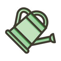 Watering Vector Thick Line Filled Colors Icon For Personal And Commercial Use.