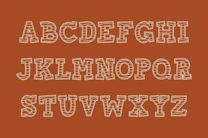 Versatile Collection of Cookie Alphabet Letters for Various Uses vector