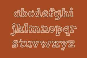 Versatile Collection of Cookie Alphabet Letters for Various Uses vector