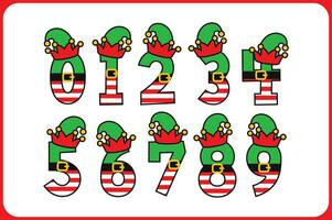 Versatile Collection of Elf Numbers for Various Uses vector