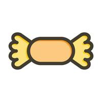 Candy Vector Thick Line Filled Colors Icon For Personal And Commercial Use.