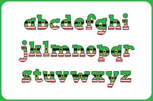 Versatile Collection of Elf Alphabet Letters for Various Uses vector