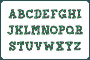 Versatile Collection of Ornament Alphabet Letters for Various Uses vector