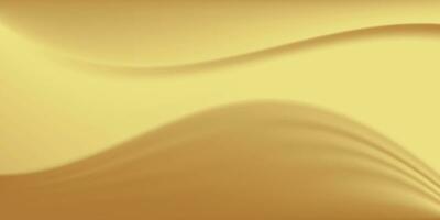 Gold abstract blurred gradient background. Vector illustration.