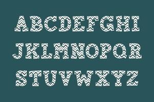 Versatile Collection of Ornament Alphabet Letters for Various Uses vector