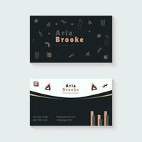 Design Elements Creative Business Card Design Template. vector