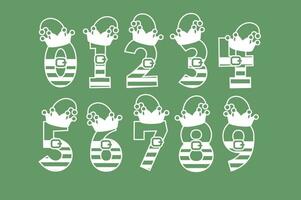 Versatile Collection of Elf Numbers for Various Uses vector