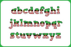 Versatile Collection of Elf Alphabet Letters for Various Uses vector