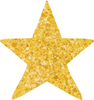 Aquarell Gold funkeln Star png