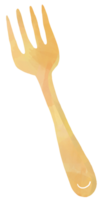 waterverf dining vork png