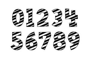Versatile Collection of Ornament Numbers for Various Uses vector