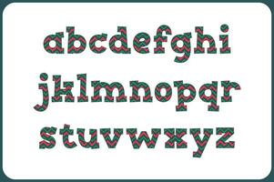 versátil colección de ornamento alfabeto letras para varios usos vector