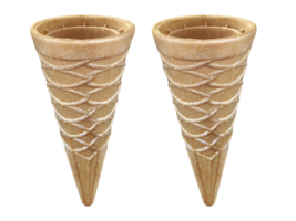 Sweet wafer cone, transparent background png