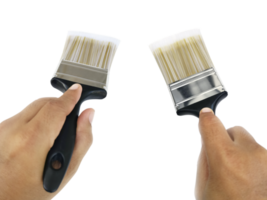 hand holding Paintbrush, transparent background png