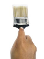 hand holding Paintbrush, transparent background png