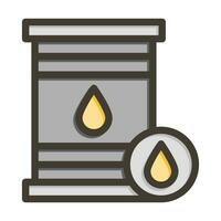 Oil Vector Thick Line Filled Colors Icon For Personal And Commercial Use.