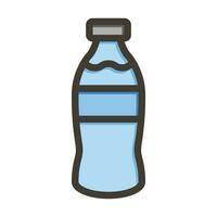 Water Vector Thick Line Filled Colors Icon For Personal And Commercial Use.