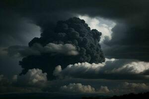 oscuro nube antecedentes. ai generativo Pro foto