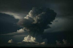 oscuro nube antecedentes. ai generativo Pro foto