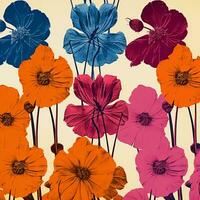 flower illustration art background photo