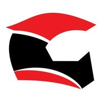 Helmet motorcycle icon logo vector. vector