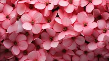 Spring pink flower background AI Generated photo