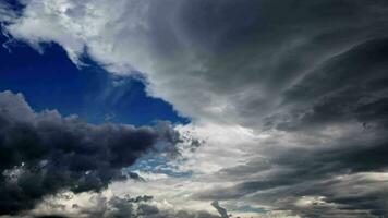 Soft Rainy Clouds Time Lapse video