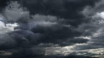 Sanft regnerisch Wolken Zeit Ablauf video