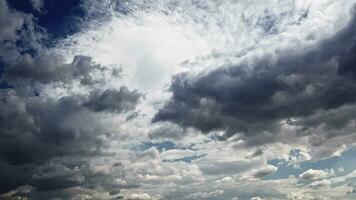 Sanft regnerisch Wolken Zeit Ablauf video