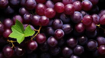 Grape background AI Generated photo