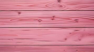 Pink wood background AI Generated photo