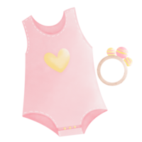 schattig baby kleren png