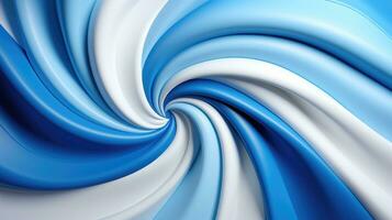 Blue and white swirl background AI Generated photo