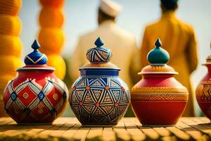 indian wedding decor ideas. AI-Generated photo