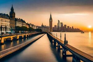 el Dom conjuntos terminado Londres y grande ben generado por ai foto