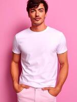 White Blank T-shirt Photo