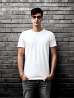 White Blank T-shirt Photo