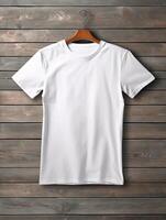 White Blank T-shirt Photo