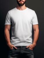 White Blank T-shirt Photo