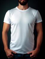 White Blank T-shirt Photo