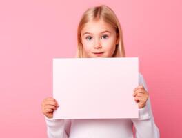 Graceful Woman's Hands Holding Paper Frame photo