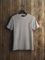 White T-shirt Free photo Ai generated